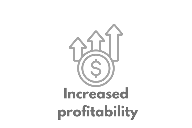 Increased profitability icon